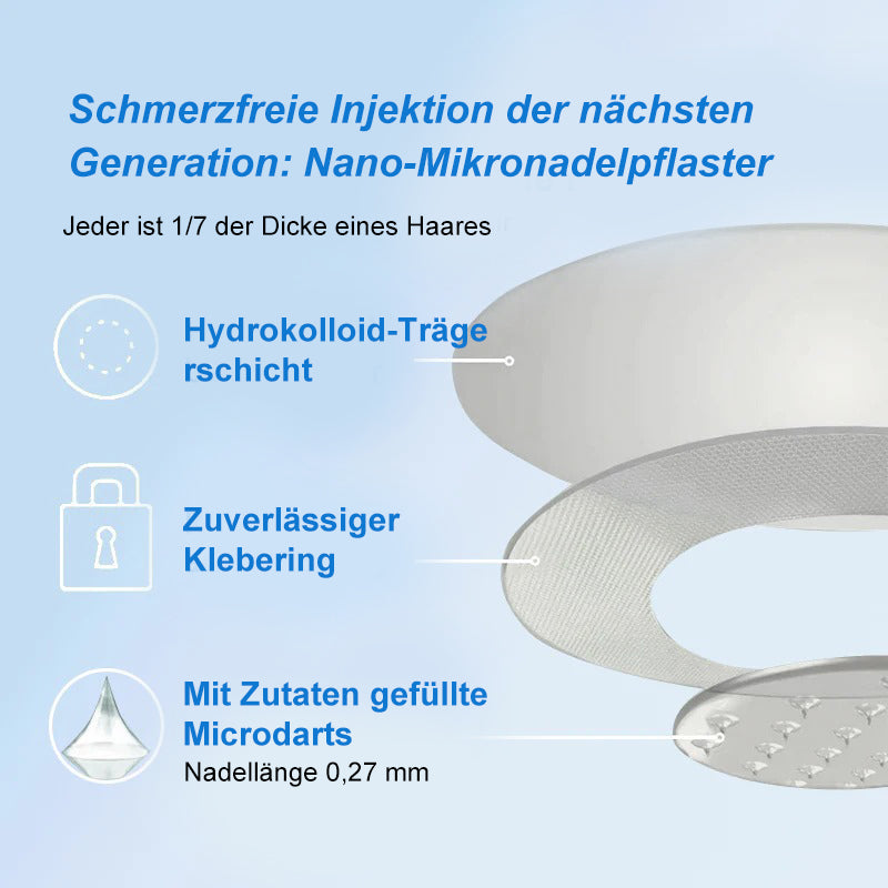 "Letzte 30 Min: 1 kaufen, 1 gratis!" CrazyLeaf® Nano-Microneedle-Pflaster mit SMGT-GLP-1, Matrixyl 3000, Botox & Kollagenpeptiden – Wirkt gegen Übergewicht, schlaffe Haut, Herzprobleme, Diabetes, Schlafapnoe, Gelenkbeschwerden u.v.m. 1