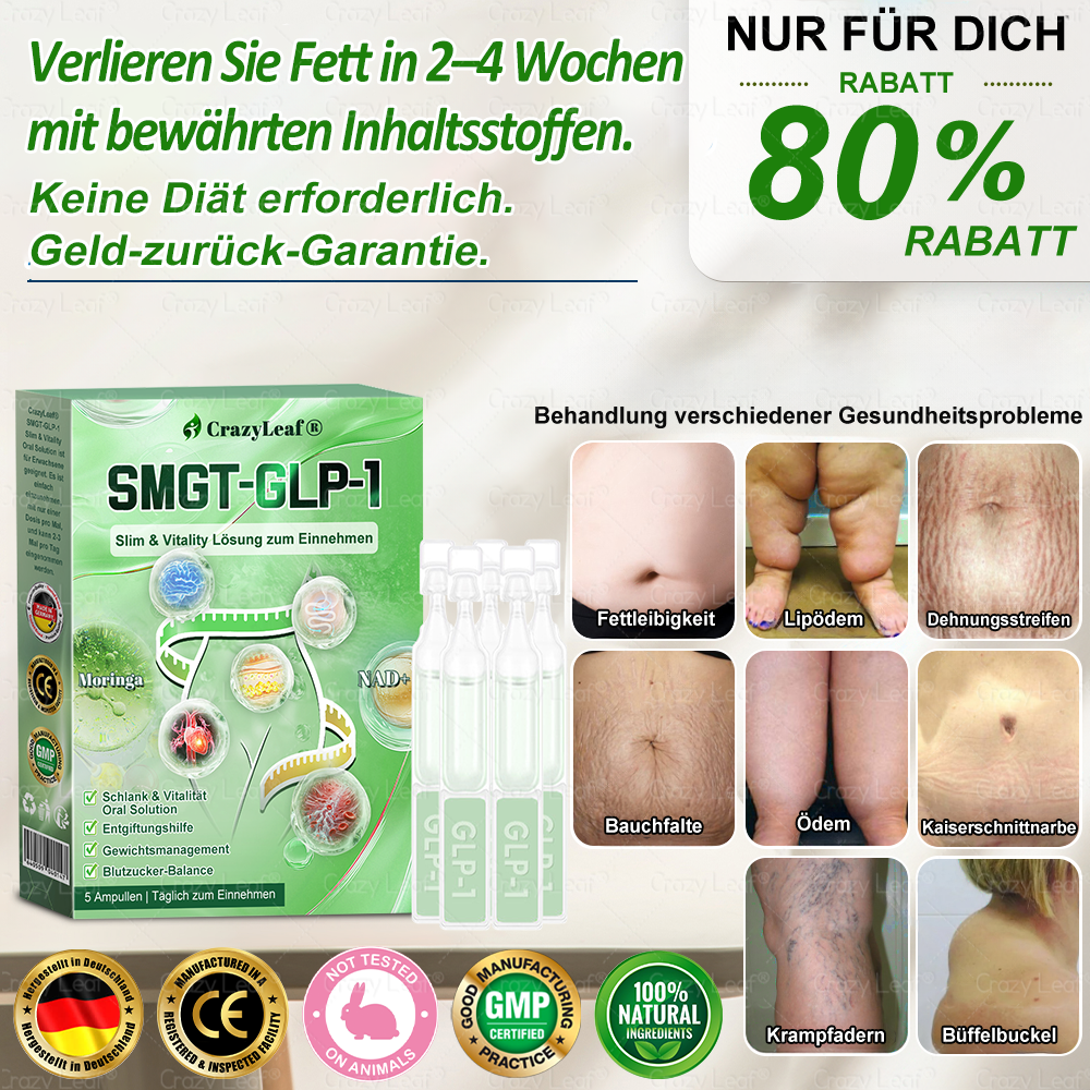 CrazyLeaf® Nur noch 5 Flaschen verfügbar! Wir bieten Ihnen zusätzlich einen 30% Rabatt! Machen Sie sich fit und gesund. Verpassen Sie es jetzt, und Sie haben erst nächstes Jahr wieder eine Chance.
