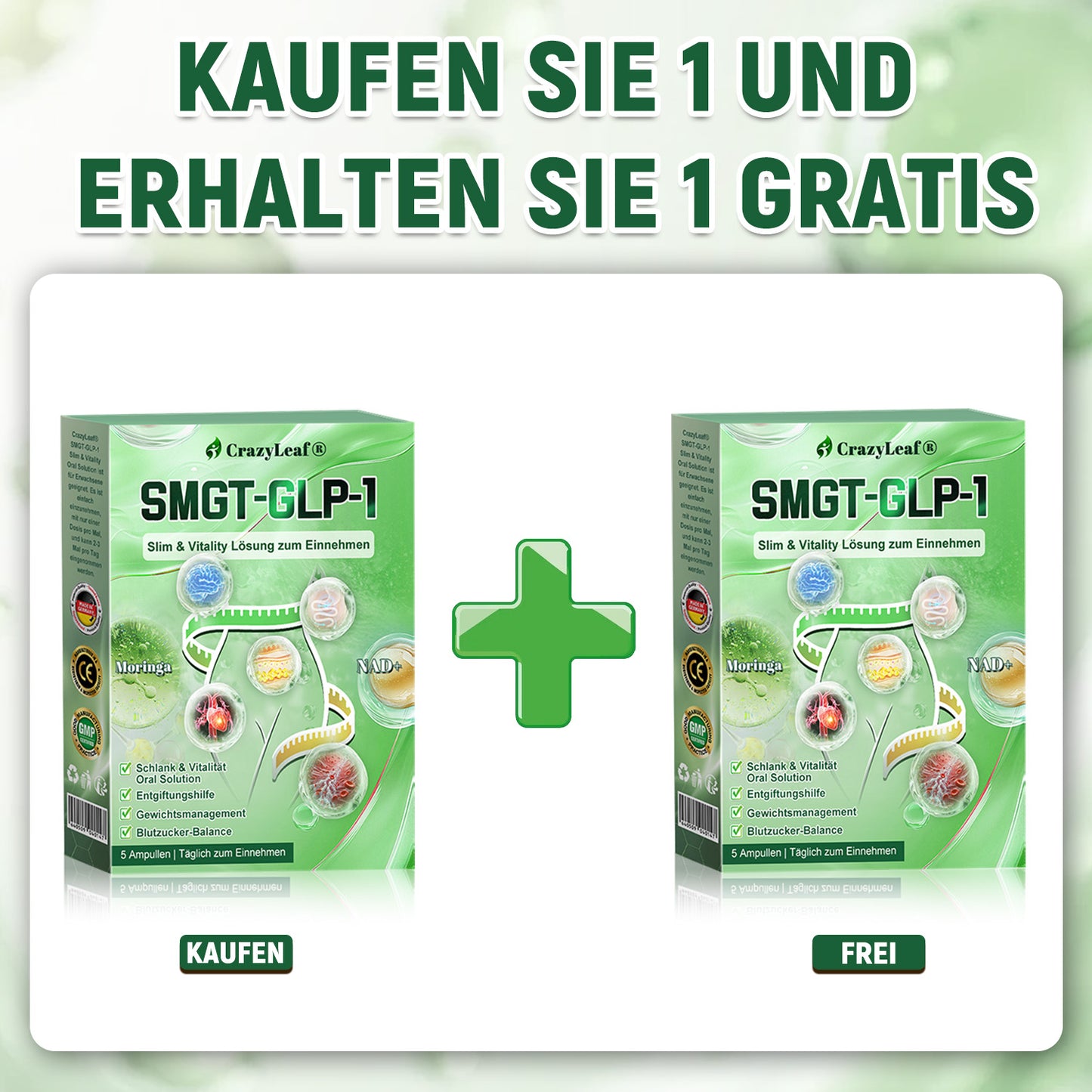 CrazyLeaf® Nur noch 5 Flaschen verfügbar! Wir bieten Ihnen zusätzlich einen 30% Rabatt! Machen Sie sich fit und gesund. Verpassen Sie es jetzt, und Sie haben erst nächstes Jahr wieder eine Chance.